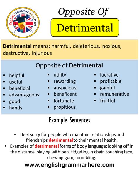 detormentis meaning|another word for detrimental.